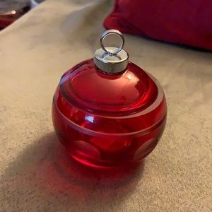 PartyLite Comfort&Joy Red Ornament tealight holder